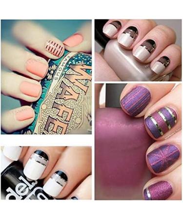 30 Pcs Nail Art Striping Tape Line Decoration Sticker Set - 30 Vibrant Colors - DIY Nail Tool for Girls & Ladies - Buy Online on GoSupps.com