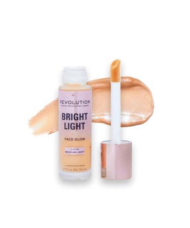 Makeup Revolution Bright Light Face Glow Brightening Skin Tint Radiant Finish Lusture Medium Lustre Medium Light - Buy Online on GoSupps.com
