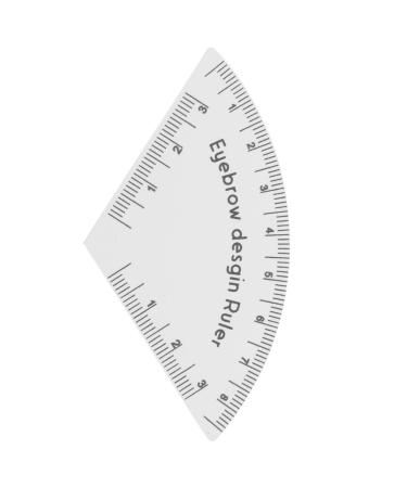 Baluue Gabarit R utilisable Mise Pr cise des Sourcils R gle de Dessin Sourcils Portable Outil de Mesure pour Maquillage Rapide 1 Pi ce Adapt e au Maquillage Quotidien et Voyages