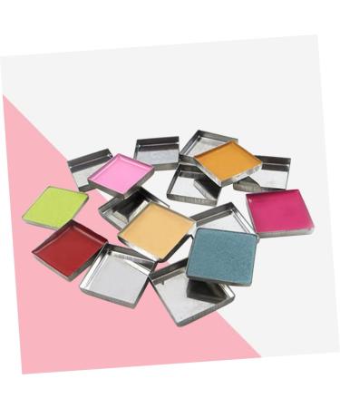 FOMIYES 56pcs Metal Pans for Eyeshadow Empty Eyeshadow Tin Pan Aluminum Plate Tin Pot Iron Plate medium Silver - Buy Online on GoSupps.com