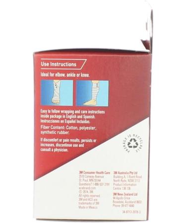 ACE 207314 Elastic Bandage with E-Z Clips 3-Inch x 64-Inch for Compression & Support | Fast International Shipping - Buy Online on GoSupps.com