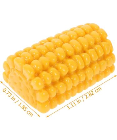 POPETPOP 120 Pcs Simulation Corn Hand Decor Headpiece Diy Crafts Supply Small Slices Small Corn Toys Animal Toys Phone Shell Ornament Mini Toys for Headdress Chick Charm Child Resin - Buy Online on GoSupps.com