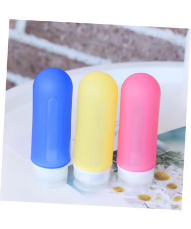 HAPINARY Travel Size Lotion Leakproof Refillable Shampoo Empty Travel Size Toiletries 12x4cm Navy - Buy Online on GoSupps.com