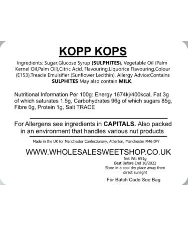 Ellies Jellies Kop Kops 651g Bucket - Buy Online on GoSupps.com