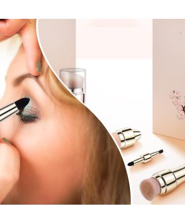 4 in 1 Makeup Brush - Soft Foundation Eye Lip & Facial Cosmetic Brush for Flawless Makeup Application - International Shipping Available - Buy Online on GoSupps.com