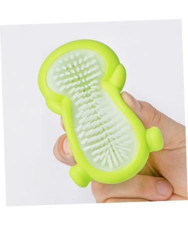 BeatifuFu Shampoo Brush - Scalp Massage & Hair Care Tool | Green 10x6cm for Ultimate Shower Experience - Buy Online on GoSupps.com