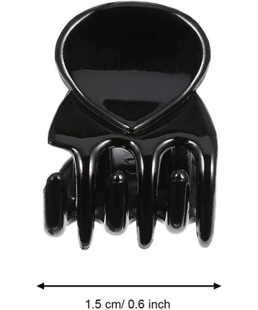 Buy 24 Pack Mini Hair Clips for Women - Black & Brown Plastic Orchid Plant Grippers | Small Hair Clamps for Girls - International Shipping Available - Buy Online on GoSupps.com