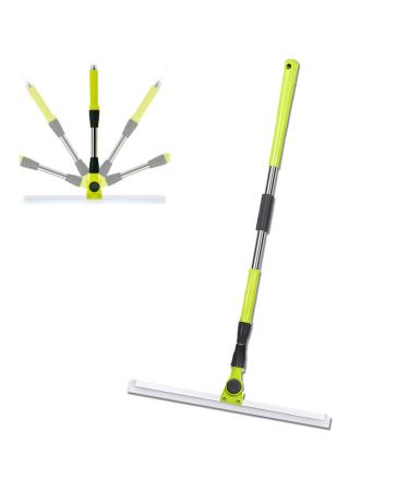 Silicone Broom with 51 Long Handle Silicone Brooms for Floor Cleaning Rubber Brooms for Floor Cleaning for Smooth Floors Rugs Windows Large:50 130cm
