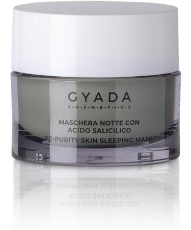 GYADA COSMETICS RePurityskin Night mask with salicylic acid soothing for oily skin impure mixed and acneic tendency reduces the excess of sebo formula based on hyaluronic acid 50 ml - Buy Online on GoSupps.com