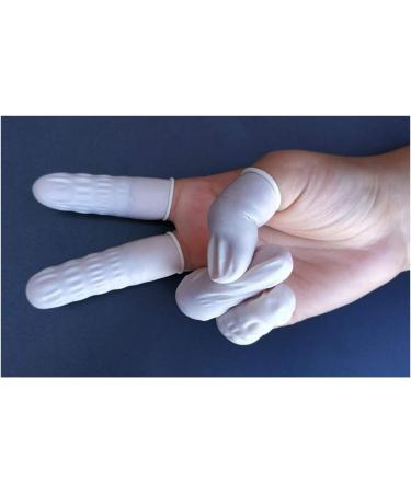 ANSLYQA Finger Cots Latex (Medium 1200 Pcs) Disposable Finger Covers Anti Static Rubber Fingertips Protective for Electronic Repair Crafting Industrial Apply Medium (1200 Count) - Buy Online on GoSupps.com