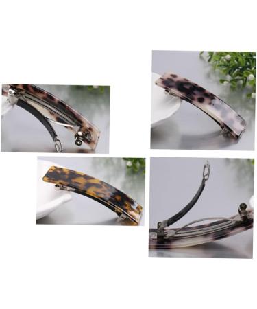 Beaupretty Acrylic Hair Barrettes French Hair Bang Clips Simple Hair Clips Retro Hair Clips Acrylic Hairpin Girls Hair Clips Bobby Clips Women Barrettes Resin Hair Clips Bracket Fashion Bride 9.5*2.5cm Coffee - Buy Online on GoSupps.com