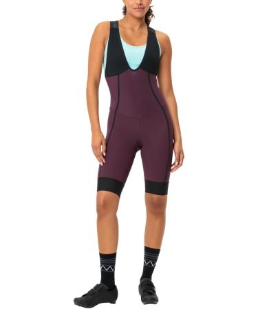 VAUDE Women's Furka Bib Tights 38 Slim Cassis - Premium Outdoor Legwear for All Seasons | International Shipping Available - Buy Online on GoSupps.com
