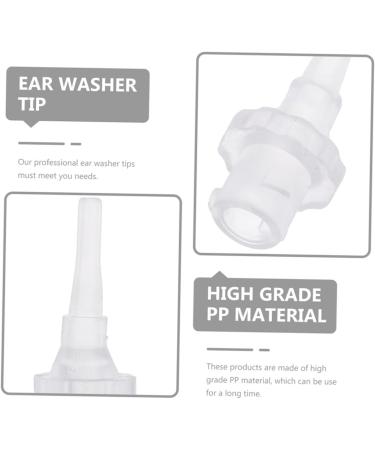 Beaupretty 10pcs Ear Washer Nozzle Tips - Ear Cleaner Accessories for Effective Ear Wax Removal - Adult Ear Irrigator Spray Bottle Tips - Premium Quality - Buy Online on GoSupps.com