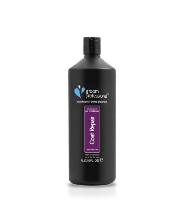 GROOM Professional Coat Repair Conditioner - care flushing for dogs - Repairing conditioner for dogs with damaged hair - perfect for dry & itchy skin - makes the fur soft 1 liter