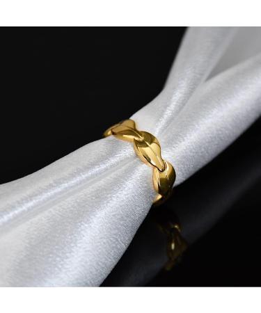 Vicmag 2PCS Adjustable Copper Rings for Women | 7X Ultra Strength Magnetic | 99.99% Solid Pure Copper | Gift Box Included | Leaf Gold & Silver - Buy Online on GoSupps.com