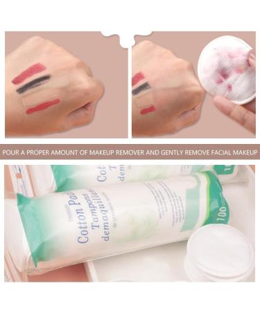 High quality soft cosmetic cotton Absorbent Makeup Remover Pads Lint-Free Hypoallergenic Wet compress and clean.(400 Count) - Buy Online on GoSupps.com