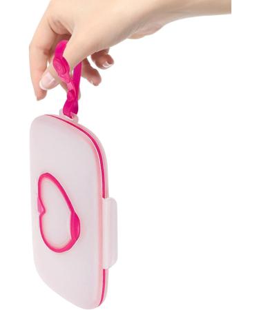Travel Size Wipe Holder Travel Wipes Dispenser Handle Design Dust-Proof Wipes Dispenser Heart Shape Opening for Keep Wipes Moisturized Fovolat - Buy Online on GoSupps.com