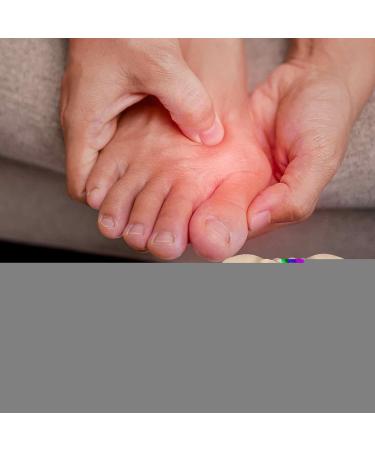 Bunions Splint Socks | Bunions Corrector Pads Bunions Relief Sleeve Brace with Soft Gel Cushion Pad for Foot Hurt Relief Toe Separator Straightener for Overlapping Skin Color - Buy Online on GoSupps.com