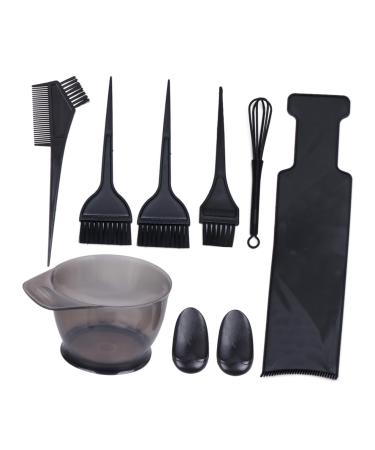 Housoutil Set Hair Dryers Hair Brush for Bleaching Hair Color Brush Hair Mixing Spoon Hair Color Bowl Hair Coloring Gloves Hair Coloring Bowl Coloring Board Suit Hat Bowl Hair Dye