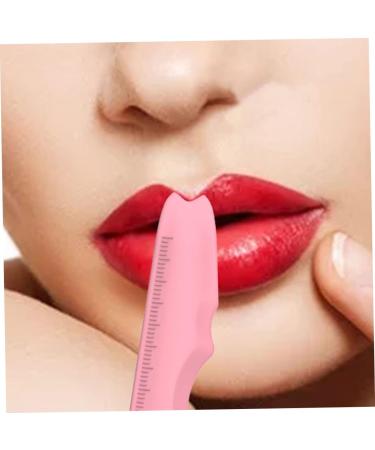 Mikinona 3pcs Silicone Beauty Ruler Eyeliner Pencil Eyeshadow Stencils Aid Makeup Guide Stencils Puzzle Bevel 15X4.15CM Pink-2 - Buy Online on GoSupps.com