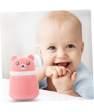 Healifty 3pcs Powder Puff Box Set - Travel Dispenser with Loose Powder Sponge | Cute Pink Container for Baby Powder, Body Powder, Talcum Powder | 10X7CM - Buy Online on GoSupps.com