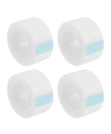 LALAFINA 4 Rolls Body Eyelid Stickers Hair Modeling Sandwich Container Satin Wig Bag Sticky Eyelid Strip Lash Book Organizer King Crown Girl Double Eyelid Sticker Pe White Eyes