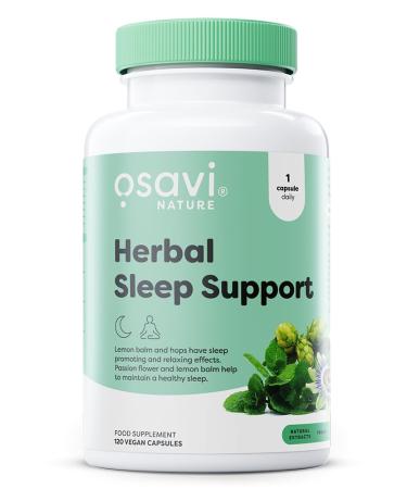 Osavi Herbal Sleep Support Melatonin Free 120 vegan caps
