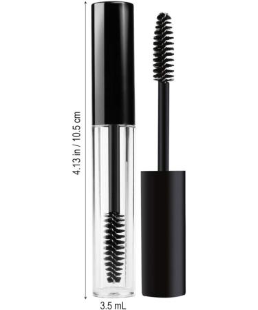 FOMIYES 12 Pcs Eyelash Brush Tube Empty Tube Refillable Mascara Tube Mascara Bottles and Wands Black - Buy Online on GoSupps.com