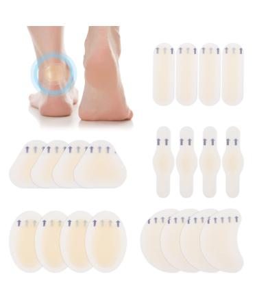 Gel hydrogel pavement 20 pieces of silicone heel heel protection for shoes invisible bladder plaster heel heel protection plaster bandages for fingers toes forefoot and heel