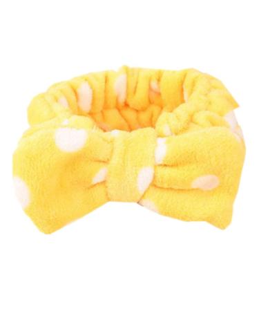 Demarkt Yellow Bowknot Headband - Stylish Hair Accessories for Makeup & Facial Care - International Shipping - Buy Online on GoSupps.com