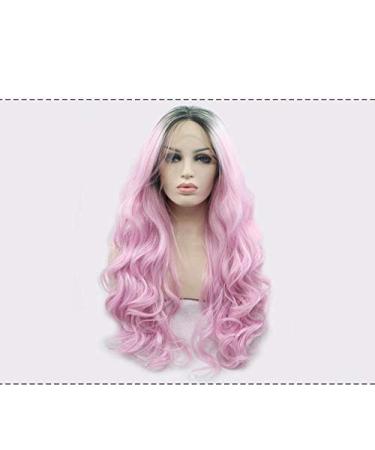BGHJUE Pink Full Lace Wig - Realistic Hairline Long Curly Wave Hair for Women - International Shipping - Buy Online on GoSupps.com