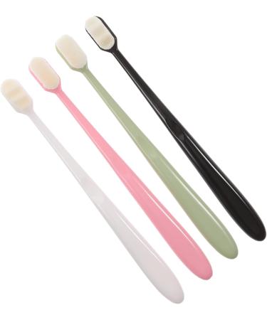 Minkissy 12 pcs Soft Toothbrush Set | Extra Soft Natural Bristles for Sensitive Gums | Travel-Friendly Aesthetic Toothbrushes for Adults | Perfect for Camping & Daily Use - Buy Online on GoSupps.com