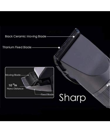 CAFFIA Professional Hair Clippers - Rechargeable Hair Trimmer Cordless Haircut Kit with Ceramic Waterproof Blades for Wet/Dry Cut with Barber Cape - Buy Online on GoSupps.com