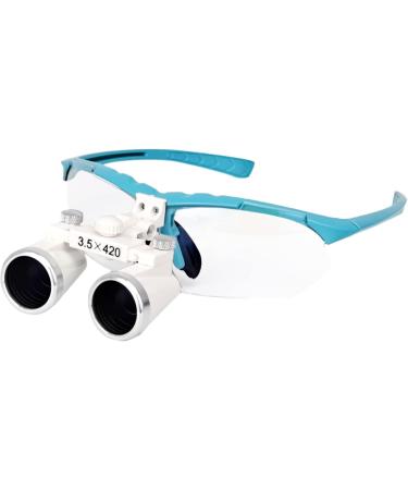 Buy Ultra-Light 3.5x Dental Magnifying Glass - Gray Optical Binoculars for Surgical Use | International Shipping Available - Buy Online on GoSupps.com