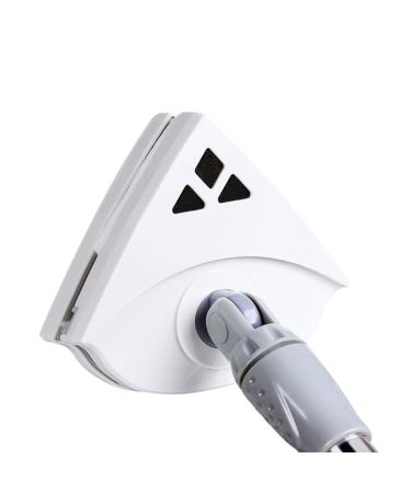 Window Cleaner Magnetic Double Side Window Cleaner Glass Wiper Cleaning Tools for High-Rise Double Car Glazed Window (White)
