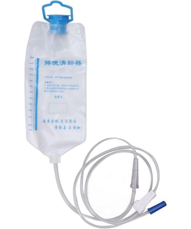 Jopwkuin Klistier-Set 1200ml Soft Silicone Enema Kit for Home Use | Constipation Relief & Convenient Hanging Hooks for Women - Buy Online on GoSupps.com