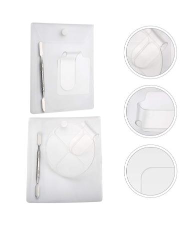 Minkissy Makeup Palettes & Handmade Rings | 2 Set Color Mixing Plates for Manicure & Makeup Base - International Shipping Available - Buy Online on GoSupps.com