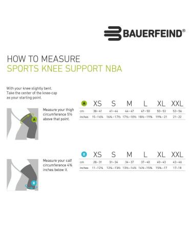 Bauerfeind Sports Knee Support NBA - Officially Licensed Basketball Brace - Omega Gel Pad - Large Black - Buy Online on GoSupps.com