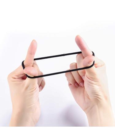 35 Pcs Value Pack Black Hair Elastic Ties for Women & Girls - No Metal Ponytail Holders - 4MM Stretch Bands for All Hair Types - 35 Count - Buy Online on GoSupps.com
