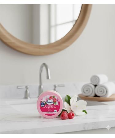  Volans Balea Deo Creme 50 ml Deodorant Cream Effective Deodorant 48h Without Aluminum Salts Raspberry and Magnolia Fragrance - Buy Online on GoSupps.com