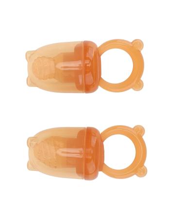 2Pcs Baby Fruit Feeder Pacifier | Silicone Teething Toy for Toddlers & Infants Safe & Easy to Clean - Buy Online on GoSupps.com