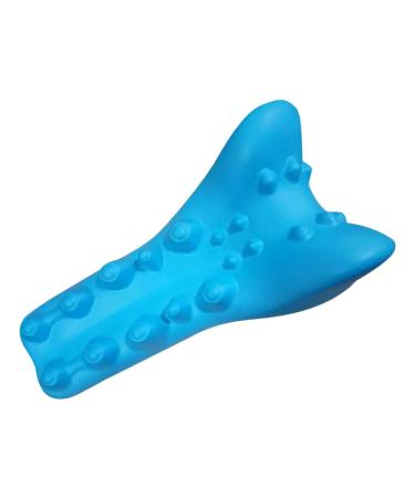 harayaa Neck and Shoulder Relaxer Cervical Traction Device Comfortable Acupressure Chiropractic Pillow Neck Stretcher for Sofa Travel