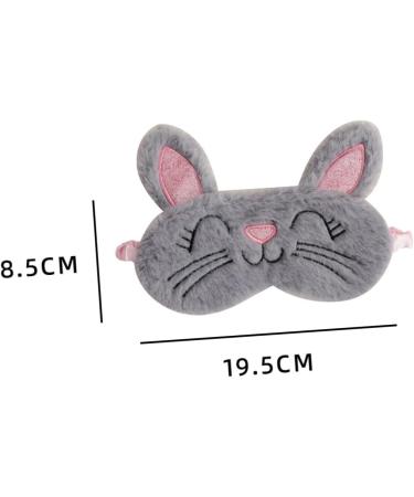 Bunny Eye Mask Set - 3pcs Plush Rabbit Ear Sleeping Eye Patches - Buy Online on GoSupps.com