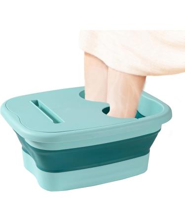Foot Bath Spa Bowl for Home Use Foot Soak Basin for Relax Foot SPA Bath Tub Foot Soaking Bath Basin Foldable Foot Soaker Portable Feet Tub Soak Your Feet Green - Buy Online on GoSupps.com