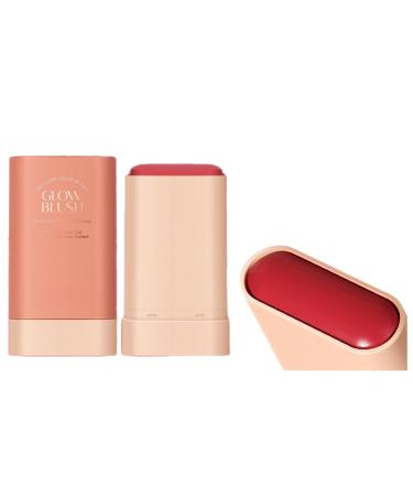 PICKX On the Go Makeup natural makeup powder blusher stick lasting natural nude makeup cream makeup makeup powder blusher stick coloring moisturizing stick (red)