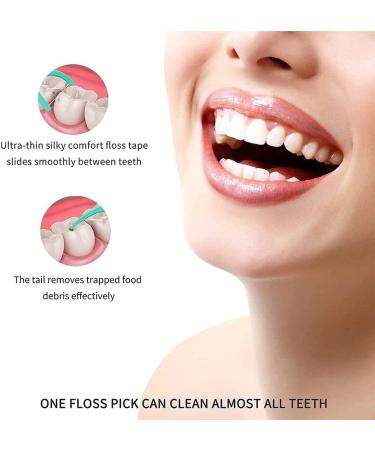 Floss Sticks Dental 100Pcs Mint Floss Picks - Teeth Cleaning Essential - Buy Online on GoSupps.com