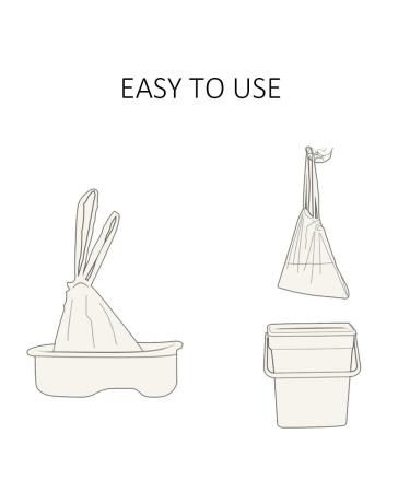 Potty Liners Disposable - 100 Pack Travel Potty Chair Bags for Kids and Toddlers - Buy Online on GoSupps.com