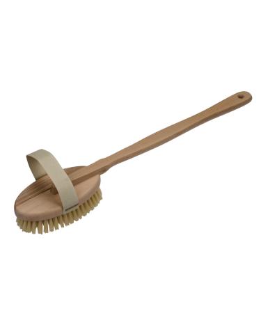 Bathing brush wood bristle stock