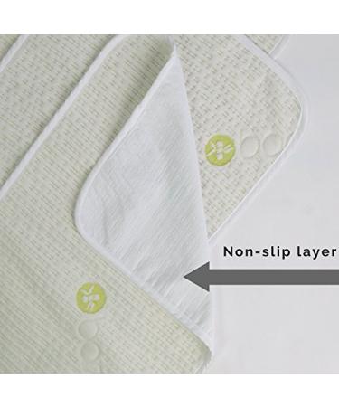 Washable Waterproof Baby Changing Pads 6 Pack - Bamboo Reusable Leak Proof Absorbent Cover for Diaper Bag, Traveling, Nursery & Home - Buy Online on GoSupps.com