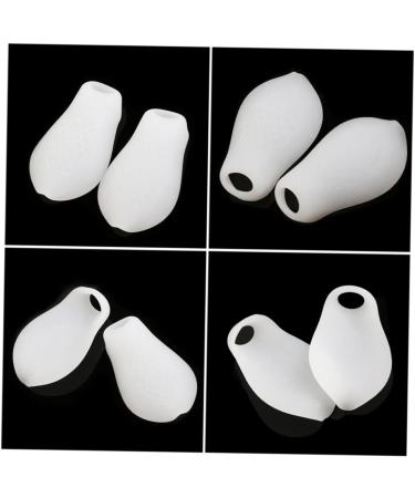 Little Toe Straightener & Protector Set for Hammer Toe - 3 Pairs | Bunionette Cushion Sleeve Included - Sebs P04 White - Buy Online on GoSupps.com